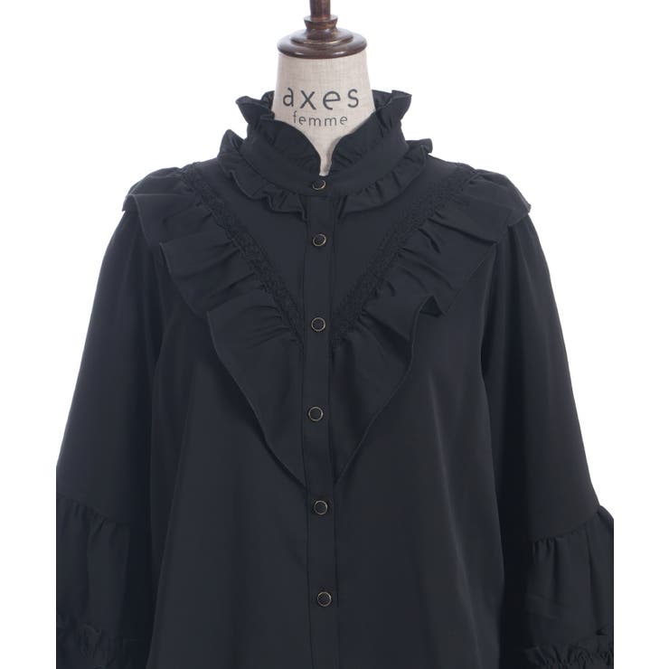 姫袖風フレア袖ブラウス | axes femme | 詳細画像10 