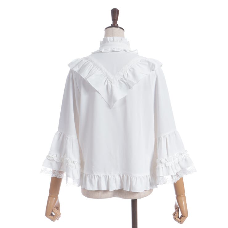 姫袖風フレア袖ブラウス | axes femme | 詳細画像17 