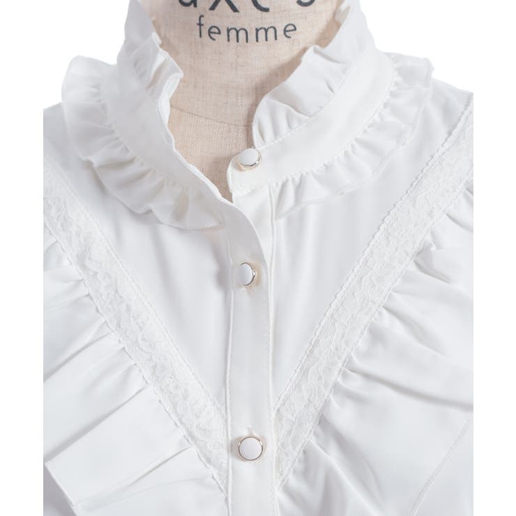 姫袖風フレア袖ブラウス | axes femme | 詳細画像18 