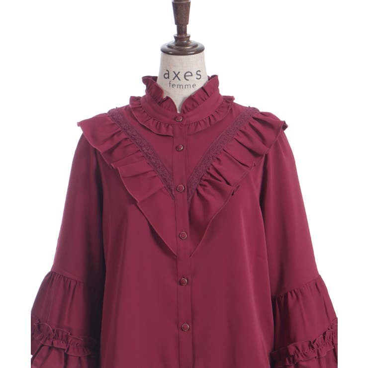 姫袖風フレア袖ブラウス | axes femme | 詳細画像24 