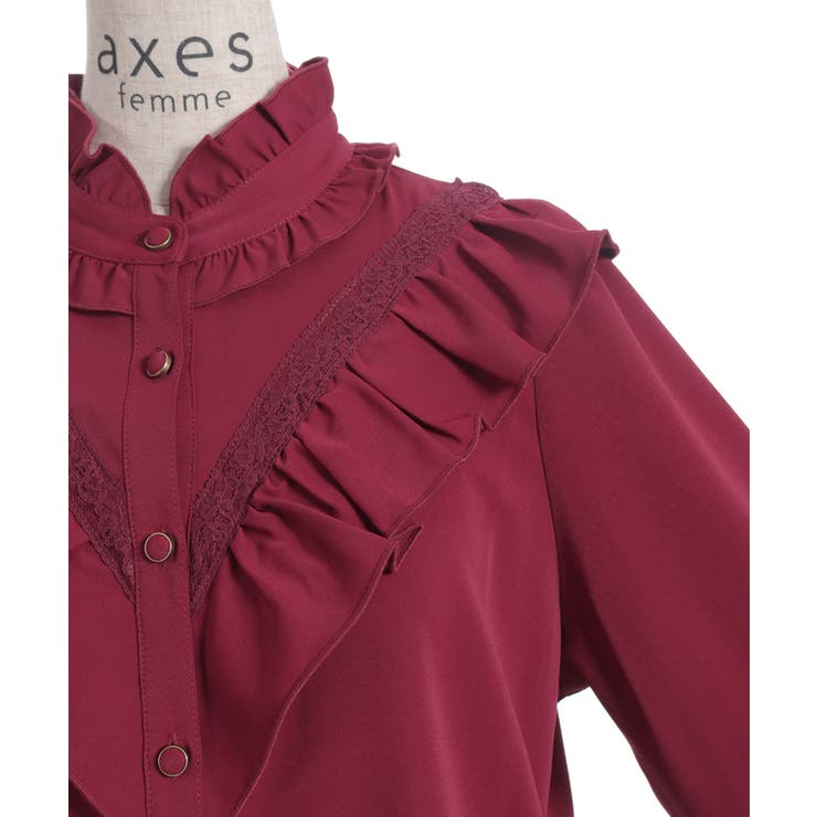 姫袖風フレア袖ブラウス | axes femme | 詳細画像26 