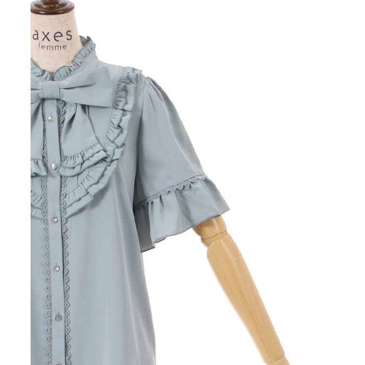 axes femme フリルリボン付きグレーキャミソールM axes femme フリル付き サロペット リボン付き グレー M - メルカリ
