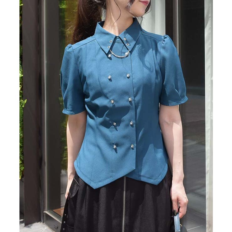 bonpoint ボンポワン ダブルカラー襟 ブラウス 8a 120cm bonpoint ボンポワン ダブルカラー襟 ブラウス 8a 120cm