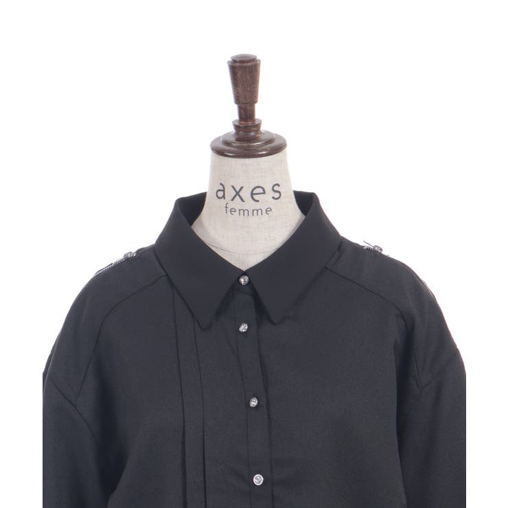ダブルジップブラウス | axes femme | 詳細画像12 