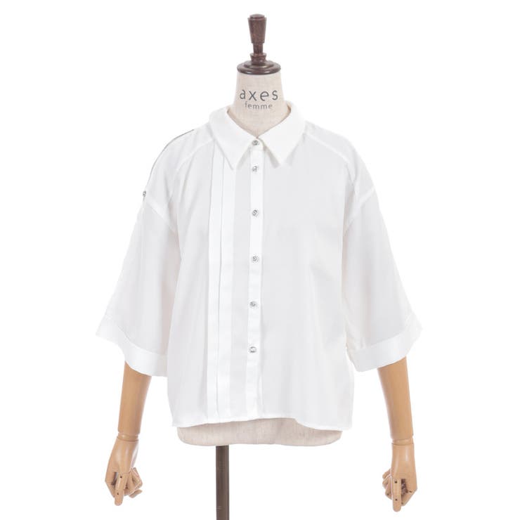 ダブルジップブラウス | axes femme | 詳細画像16 