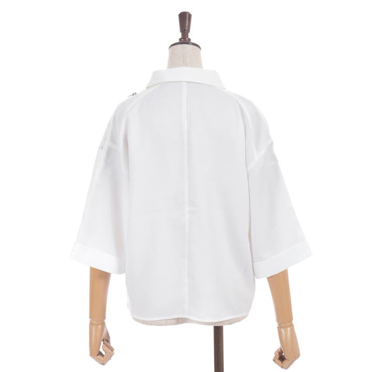 ダブルジップブラウス | axes femme | 詳細画像18 