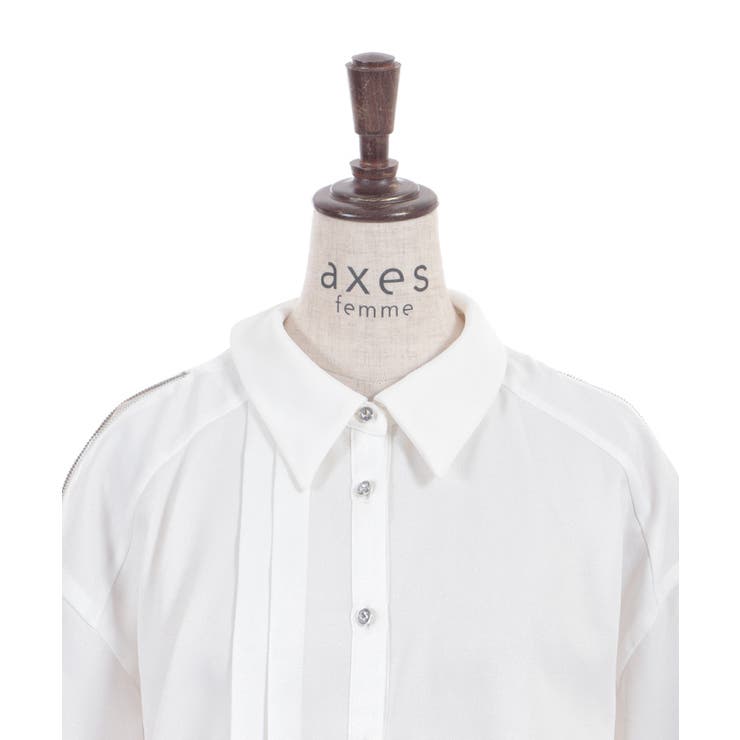 ダブルジップブラウス | axes femme | 詳細画像19 