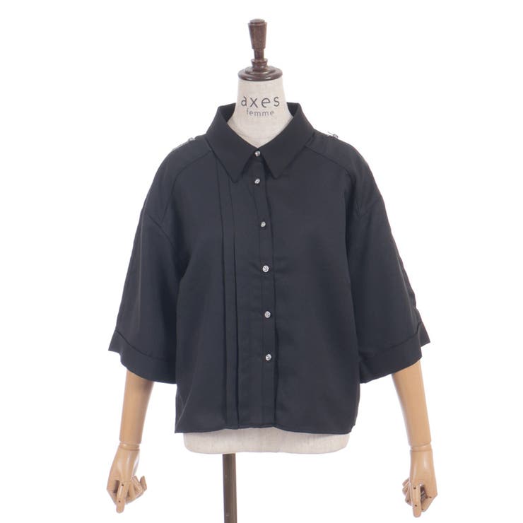 ダブルジップブラウス | axes femme | 詳細画像9 