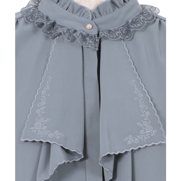 バラ刺繍ラッフルフリルBL[品番：IGAW0001151]｜axes femme