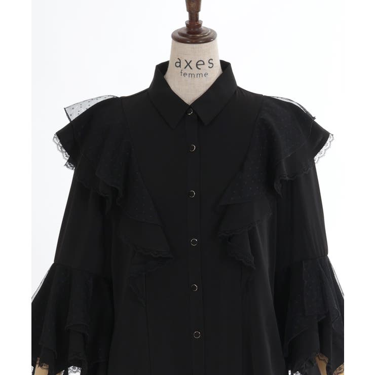 新品⭐︎EMMA TANK PALLADIO GRID リボンショルダーブラウス 新品⭐︎EMMA TANK PALLADIO GRID リボンショルダーブラウス