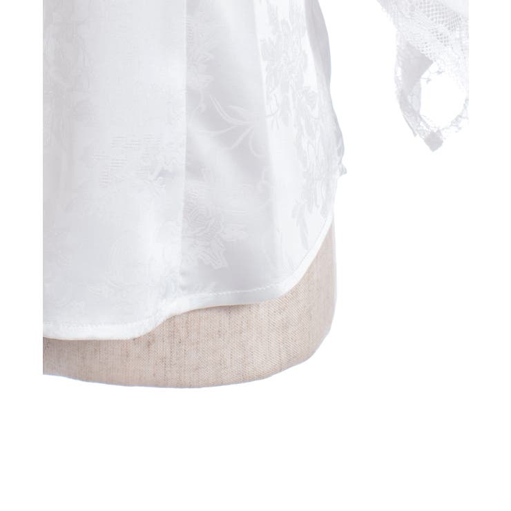 ケープ風フレアジャガードブラウス | axes femme | 詳細画像19 