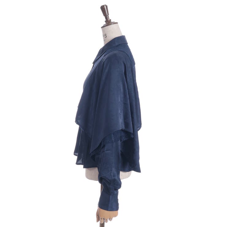 ケープ風フレアジャガードブラウス | axes femme | 詳細画像24 