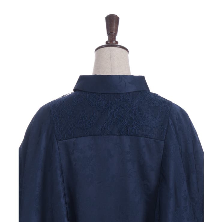 ケープ風フレアジャガードブラウス | axes femme | 詳細画像28 