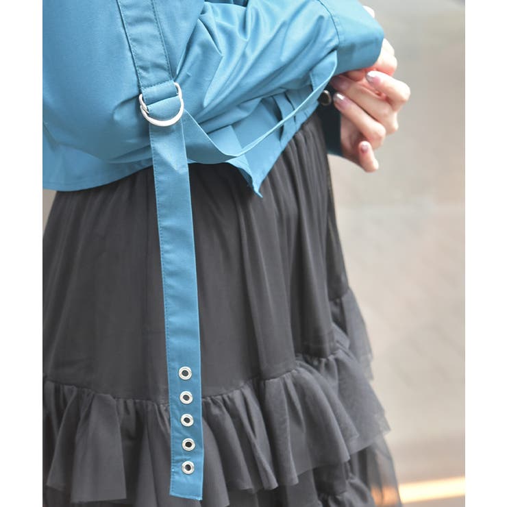 ハトメ×タブショートシャツ | axes femme | 詳細画像10