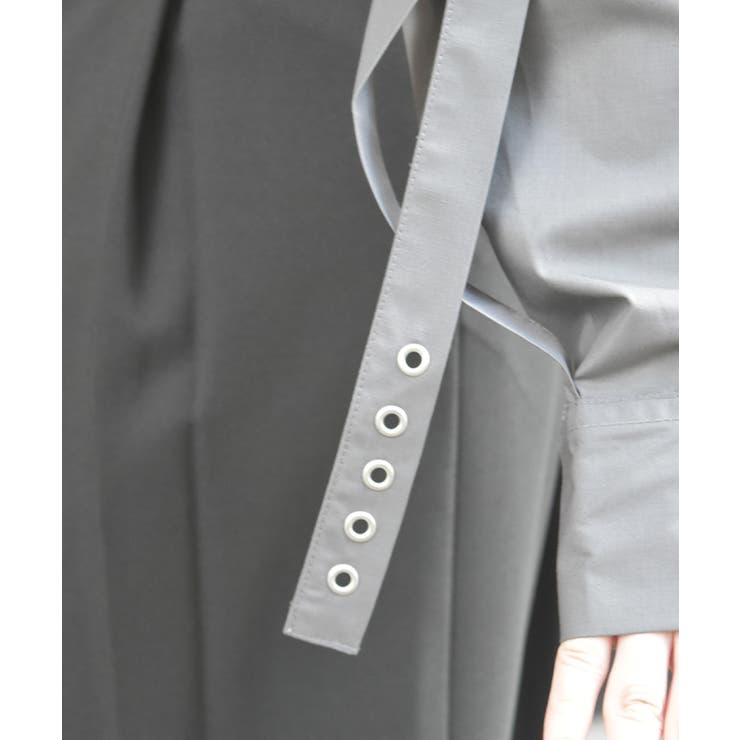 ハトメ×タブショートシャツ | axes femme | 詳細画像11