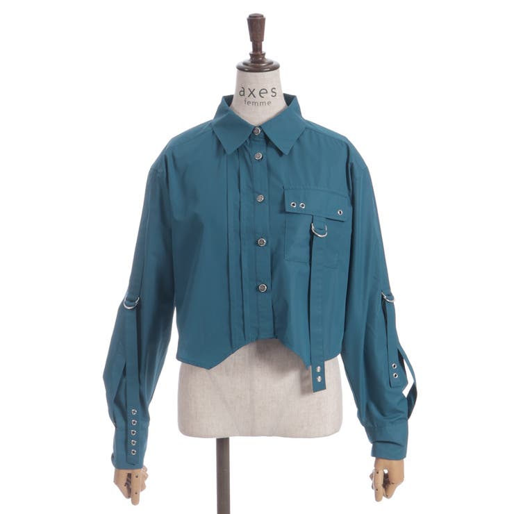 ハトメ×タブショートシャツ | axes femme | 詳細画像25