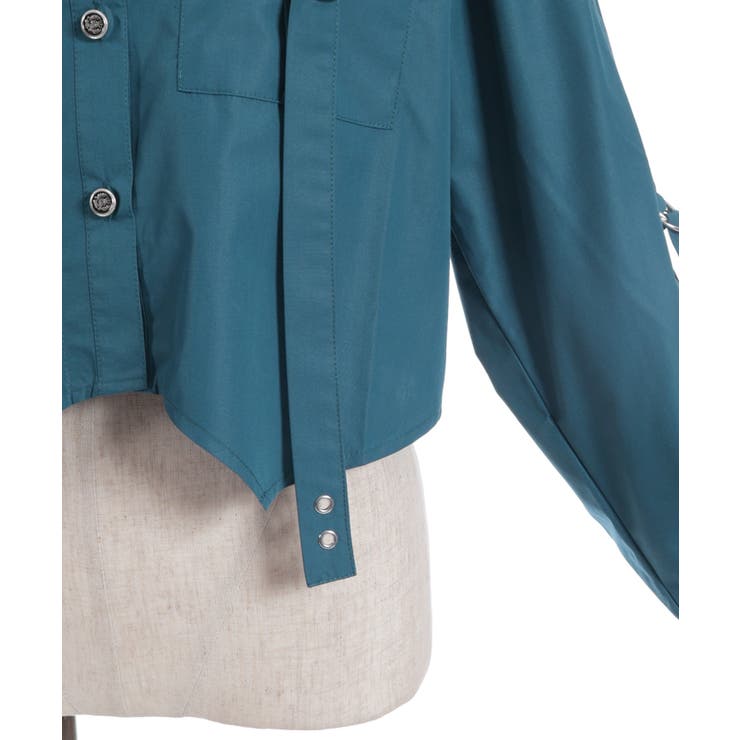 ハトメ×タブショートシャツ | axes femme | 詳細画像29