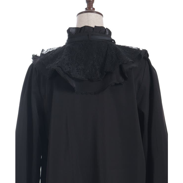 レース重ねラッフルフリルブラウス | axes femme | 詳細画像14 