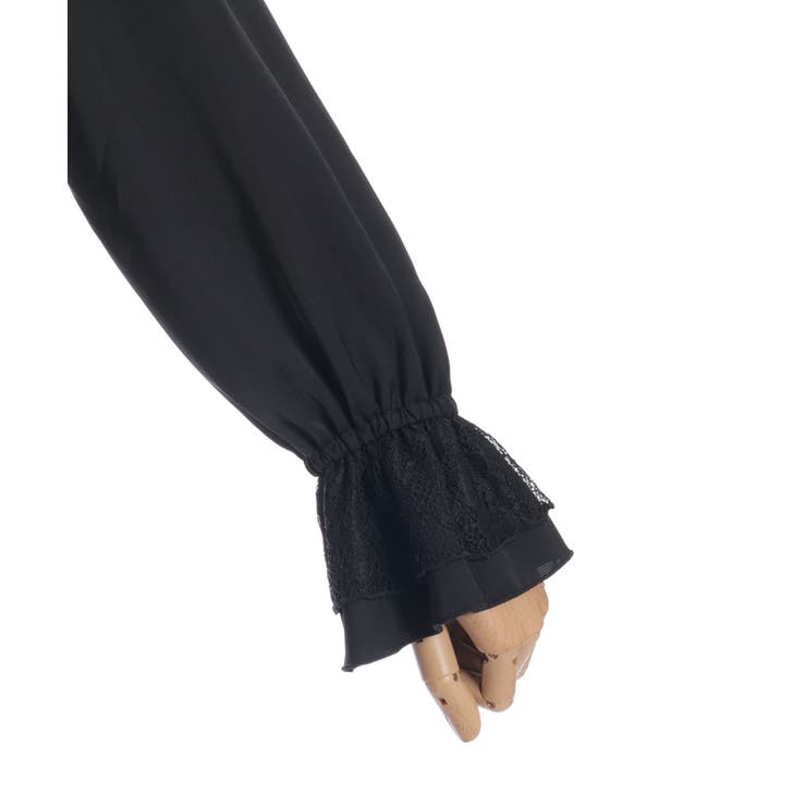 レース重ねラッフルフリルブラウス | axes femme | 詳細画像15 