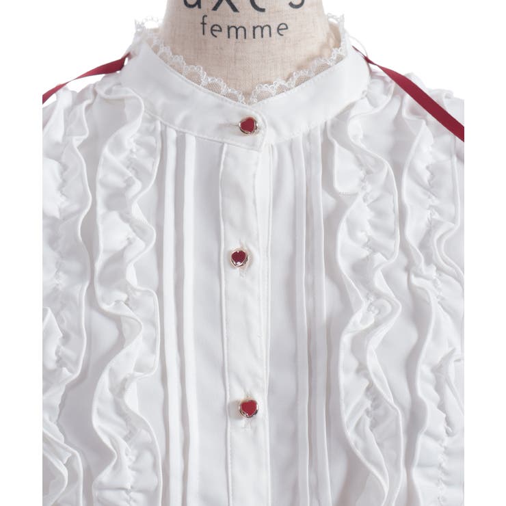 ホイップフリルブラウス | axes femme | 詳細画像14 