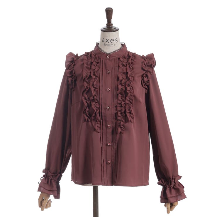 ホイップフリルブラウス | axes femme | 詳細画像23 