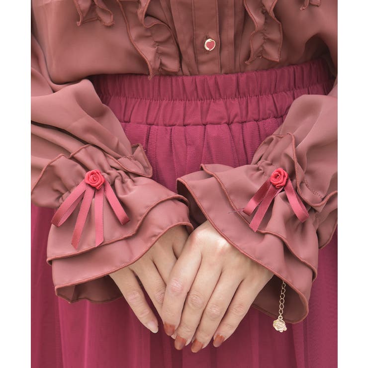 ホイップフリルブラウス | axes femme | 詳細画像4 