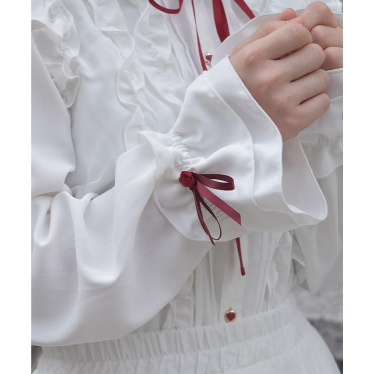 ホイップフリルブラウス | axes femme | 詳細画像6 