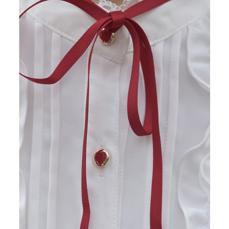 ホイップフリルブラウス | axes femme | 詳細画像7 