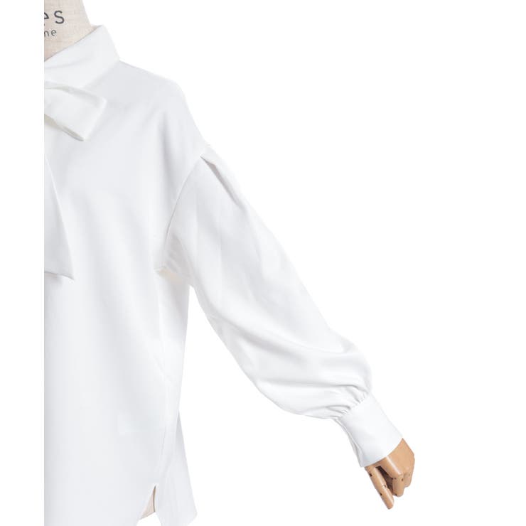 ボリューム袖リボンシャツ | axes femme | 詳細画像8 