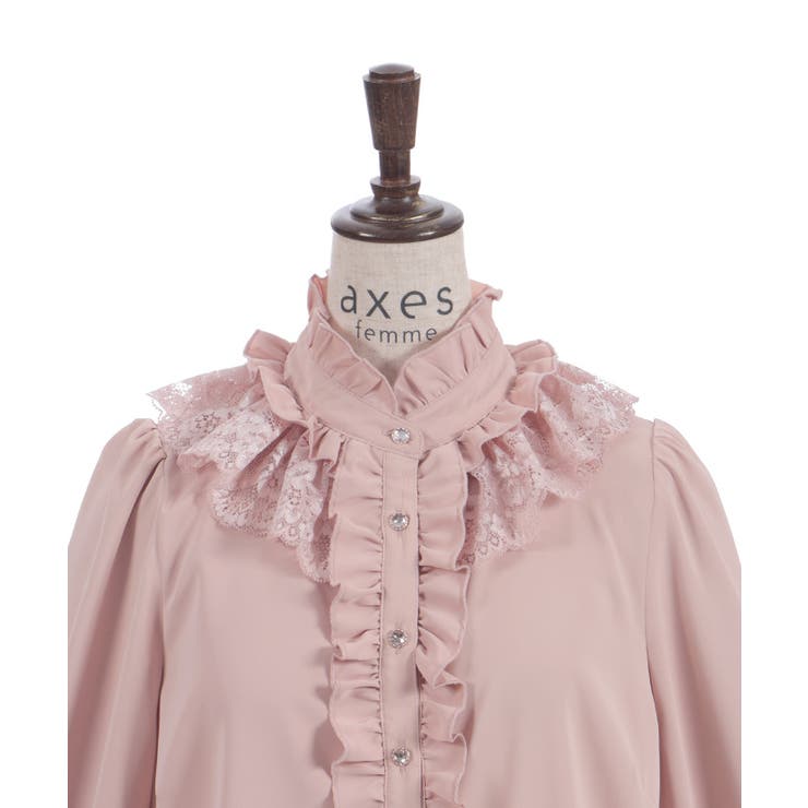 レースフリルブラウス | axes femme | 詳細画像11 