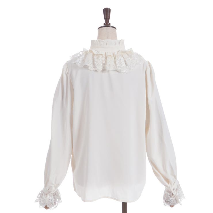 レースフリルブラウス | axes femme | 詳細画像18 