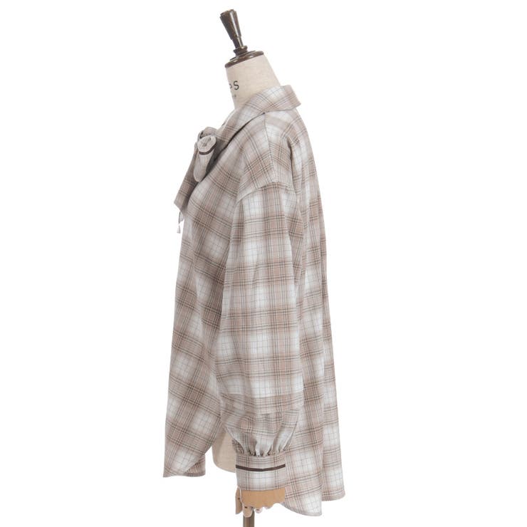 ラインリボンオーバーシャツ | axes femme | 詳細画像26 