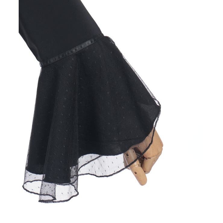 ドットチュール姫袖ブラウス[品番：IGAW0007527]｜axes femme