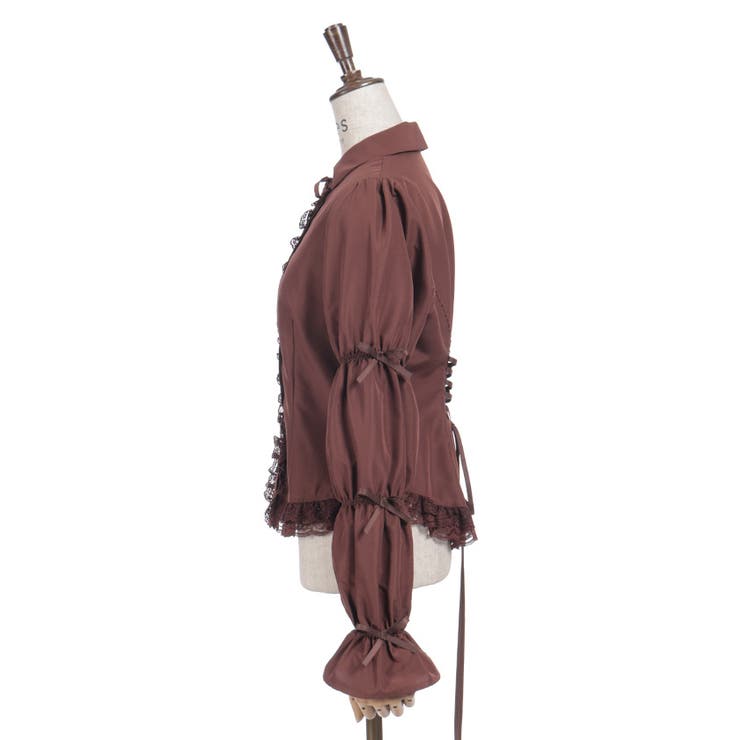 シャーリングスリーブブラウス[品番：IGAW0007603]｜axes femme