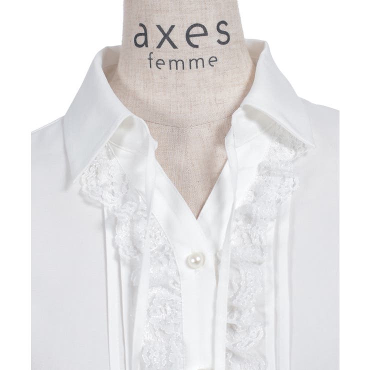 シャーリングスリーブブラウス[品番：IGAW0007603]｜axes femme
