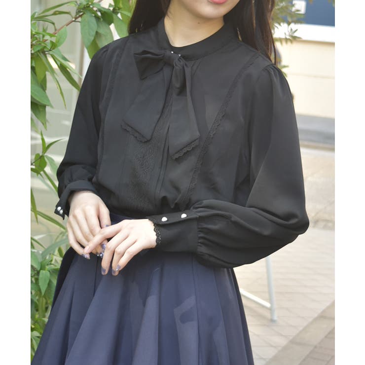 マルチＷＡＹリボンブラウス | axes femme | 詳細画像11 