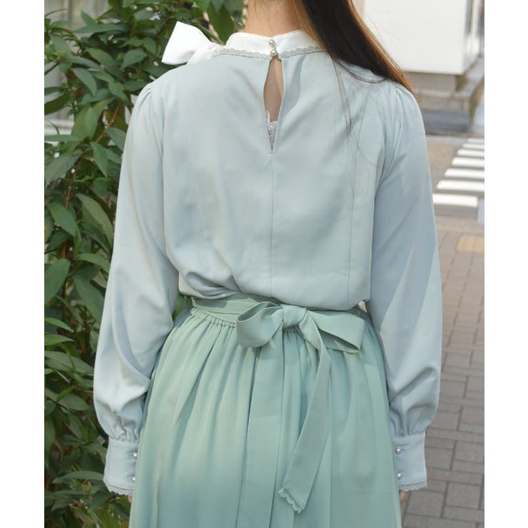 マルチＷＡＹリボンブラウス | axes femme | 詳細画像3 