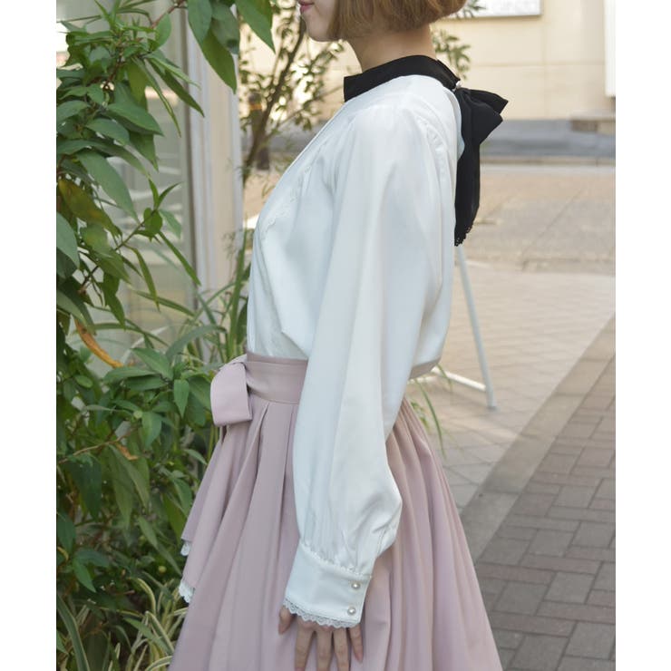 マルチＷＡＹリボンブラウス | axes femme | 詳細画像9 