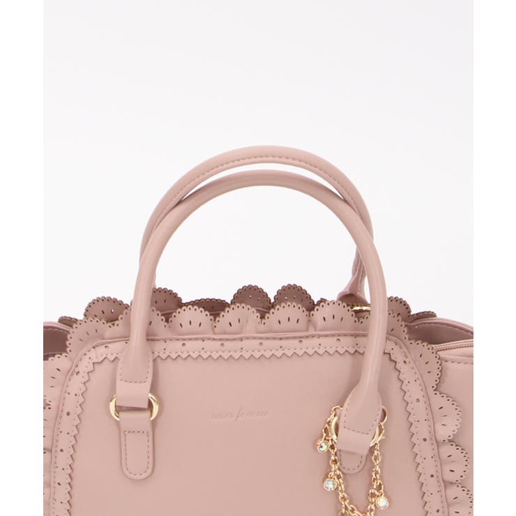 チャーム付きフリルバッグ[品番：IGAW0002445]｜axes femme