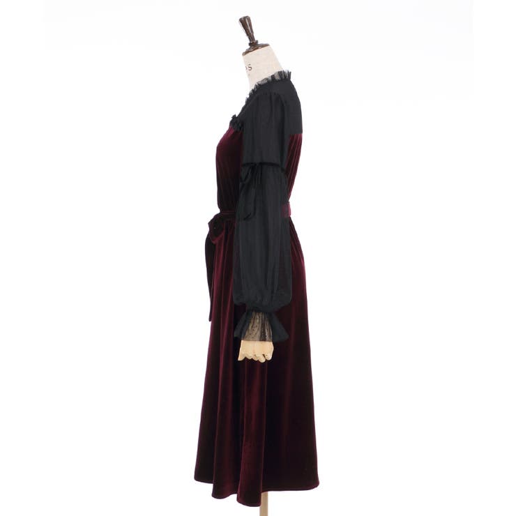 クラッシックベロアワンピース[品番：IGAW0001114]｜axes femme