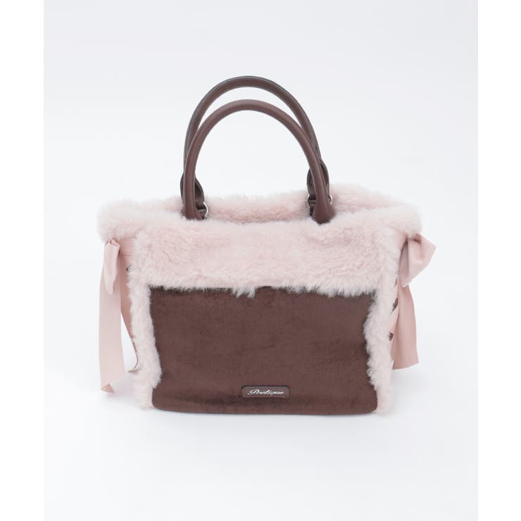 レースアップムートンバッグ | axes femme | 詳細画像17 