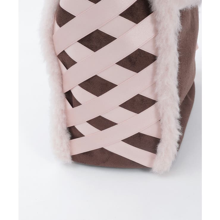 レースアップムートンバッグ | axes femme | 詳細画像23 