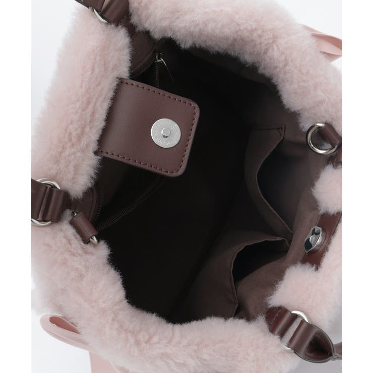 レースアップムートンバッグ | axes femme | 詳細画像25 