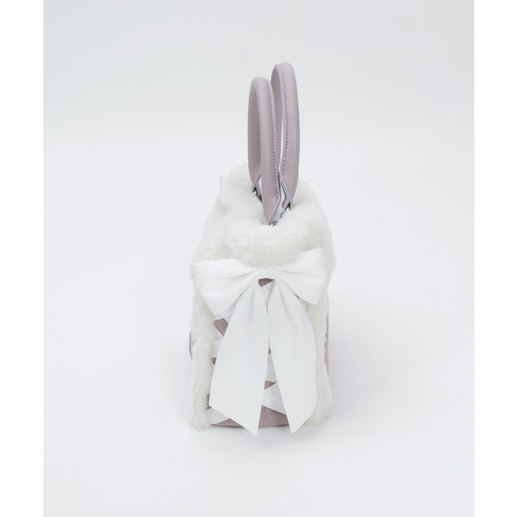 レースアップムートンバッグ | axes femme | 詳細画像8 