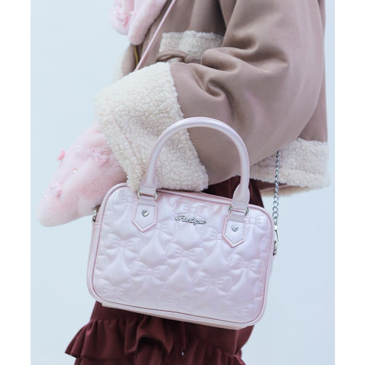 ピンク | キルティングチェーンバッグ | axes femme