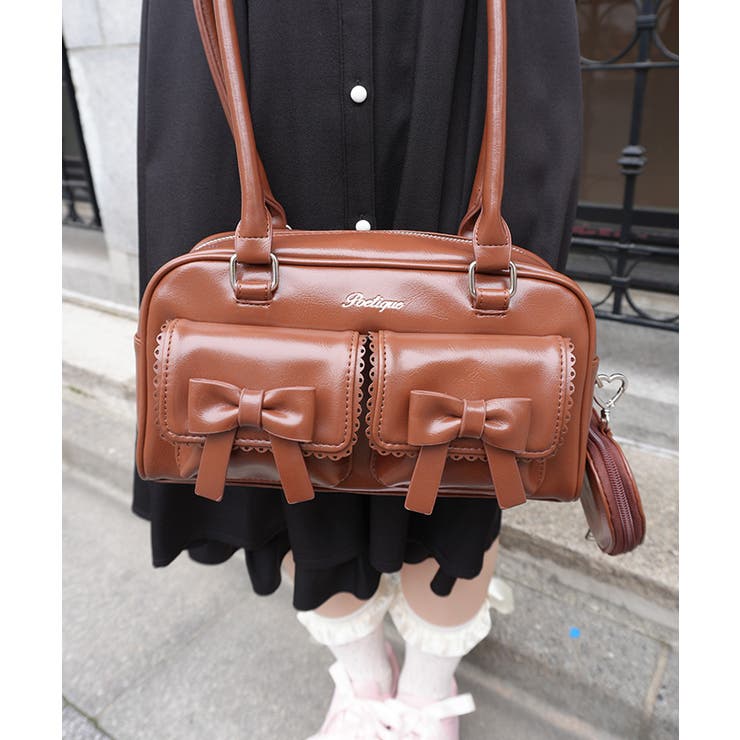 ハートポーチ付ボストンバッグ | axes femme | 詳細画像2 