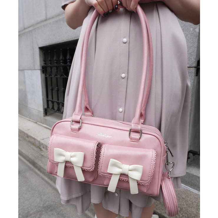 ハートポーチ付ボストンバッグ | axes femme | 詳細画像4 