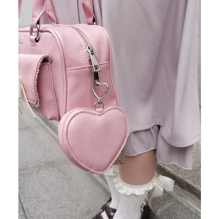 ハートポーチ付ボストンバッグ | axes femme | 詳細画像5 