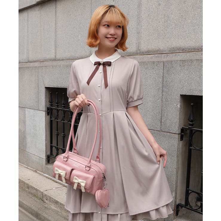 ハートポーチ付ボストンバッグ | axes femme | 詳細画像6 