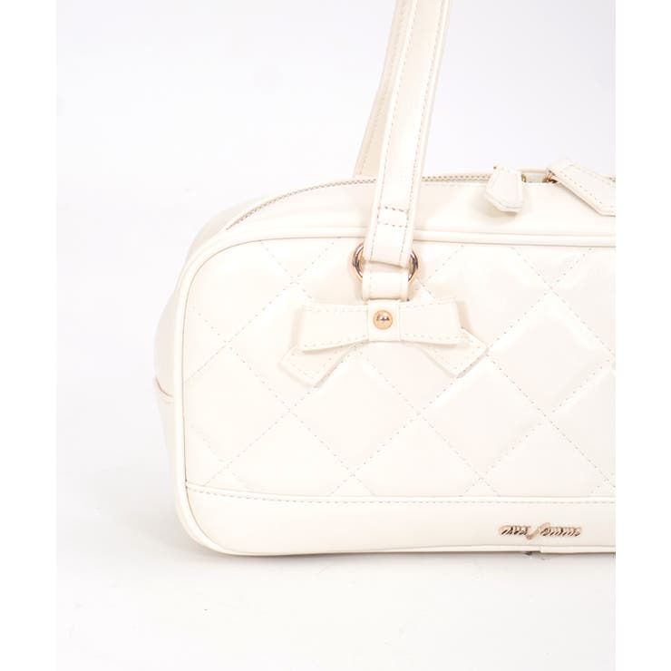 ヨコ型キルトボストンバッグ[品番：IGAW0005328]｜axes femme